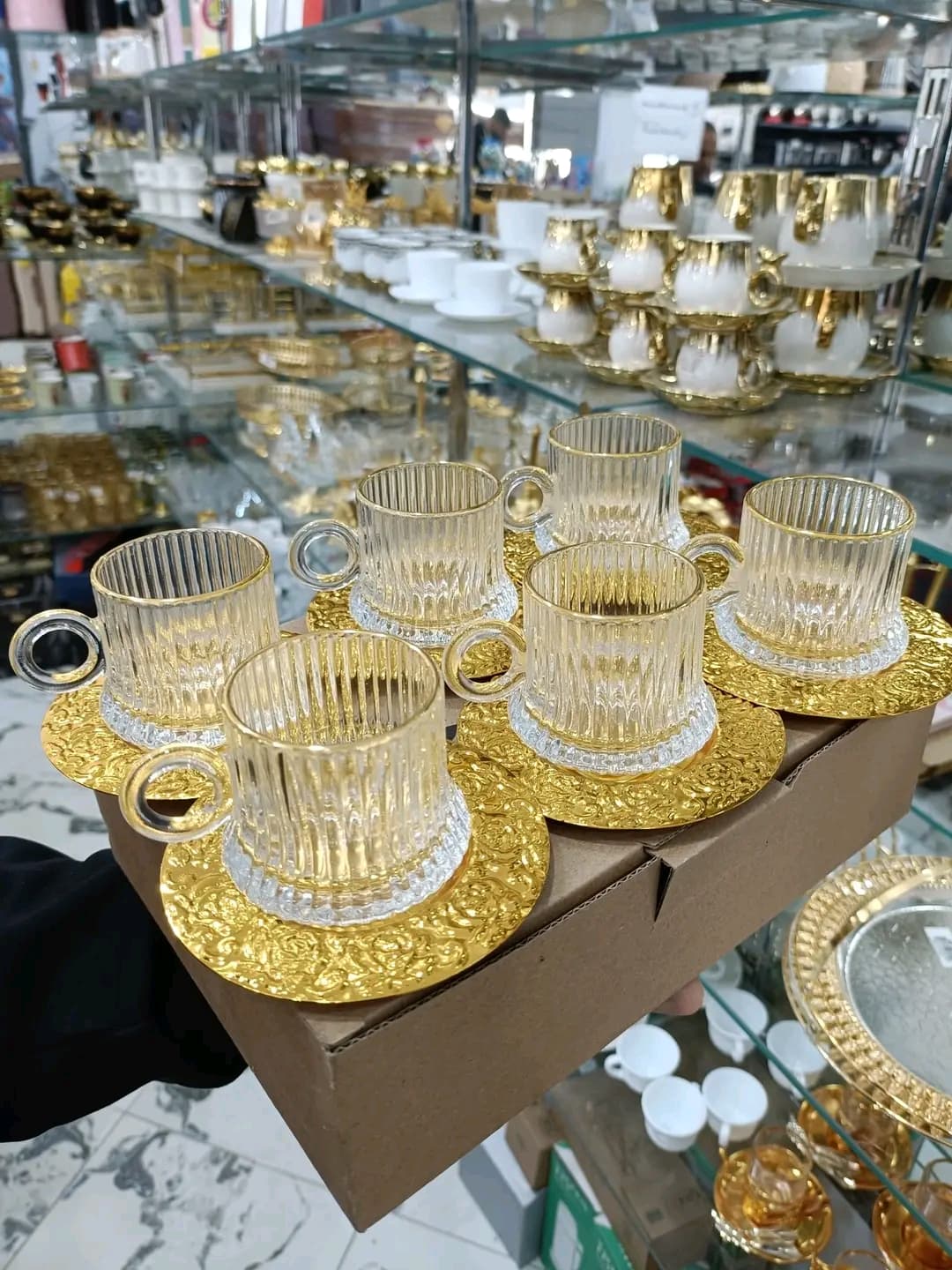 طقم قهوة وشاي