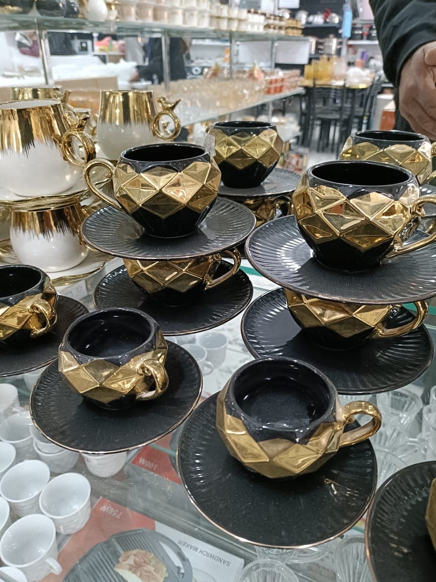 سرفيس قهوة حليب 24 قطعة نوار دوري