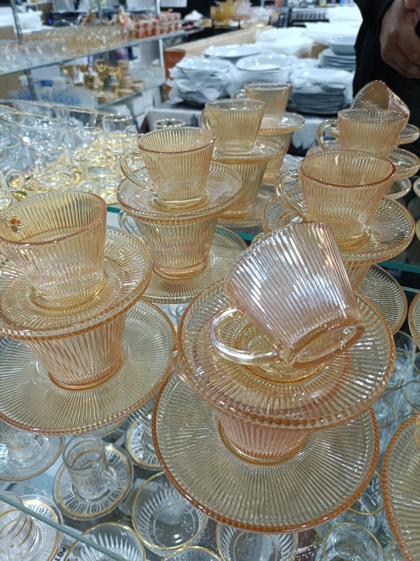 سرفيس قهوة حليب 24 قطعة عسلي