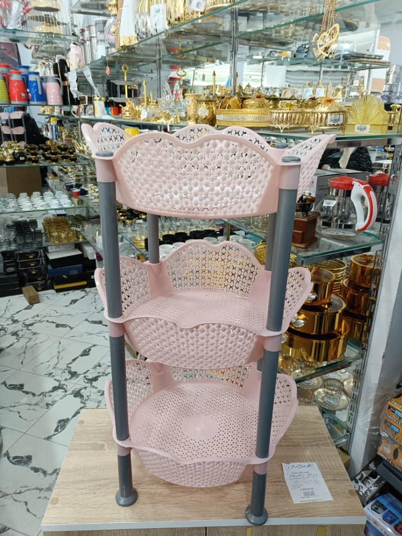 شاريو وردة3 طوابق بلاستيك