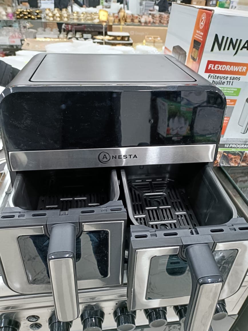 مقلاة هوائة 2 باق 2400واط اينوكس